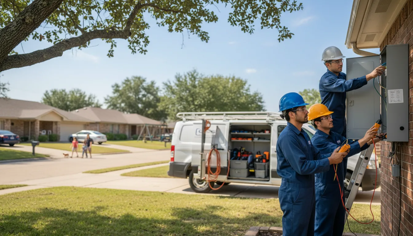 Certified electrician providing emergency electrical services in Chatfield, OH